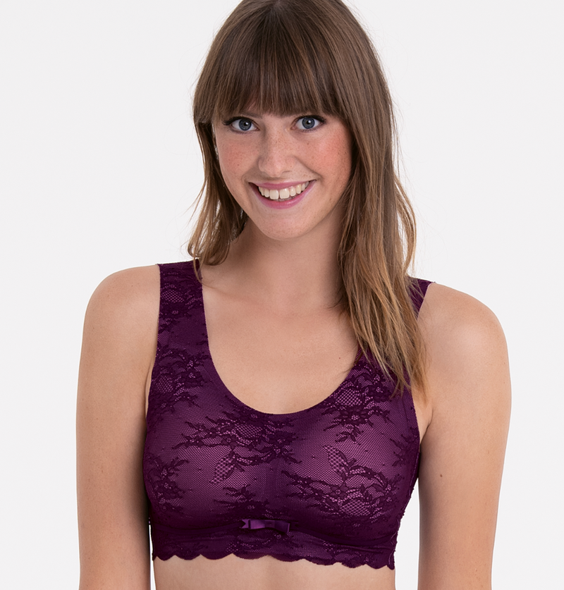 ANITA ESSENTIALS - Lace Bralette Schale purple I 5400