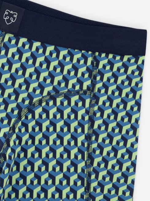 A-dam  - BLUE BLOCKS Boxer Brief