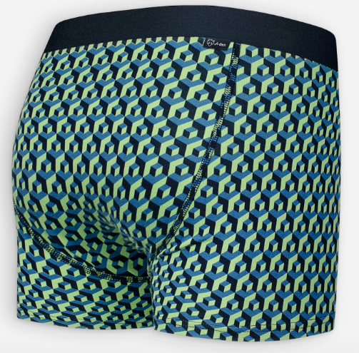 A-dam  - BLUE BLOCKS Boxer Brief