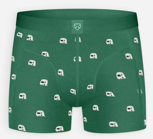 A-dam  - GREEN CARAVAN Boxer Brief