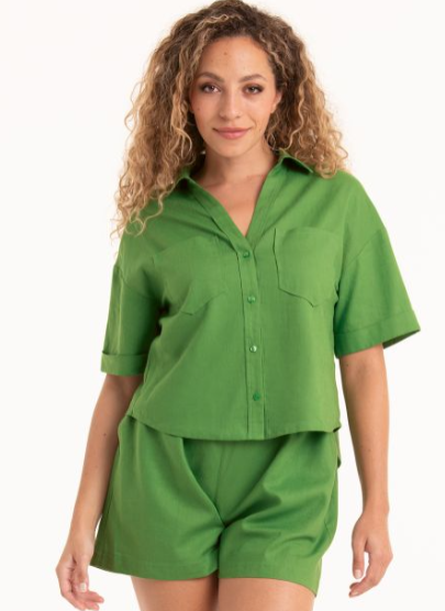 Rosa Faia Style KITTS Oversize Bluse apple I M5-8160