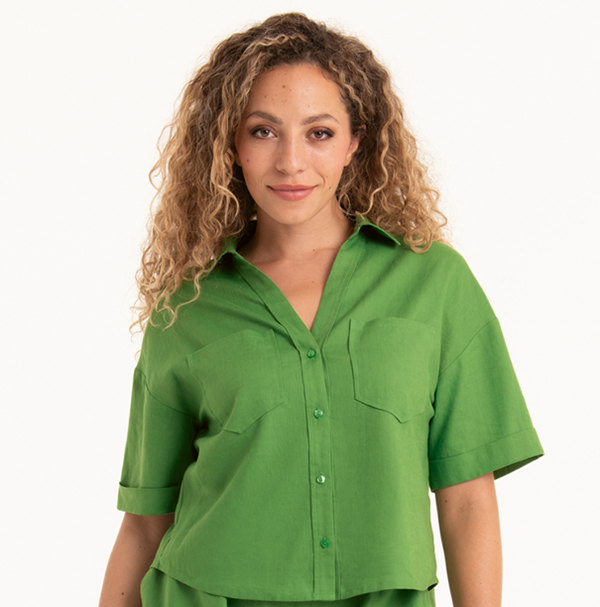 Rosa Faia Style KITTS Oversize Bluse apple I M5-8160