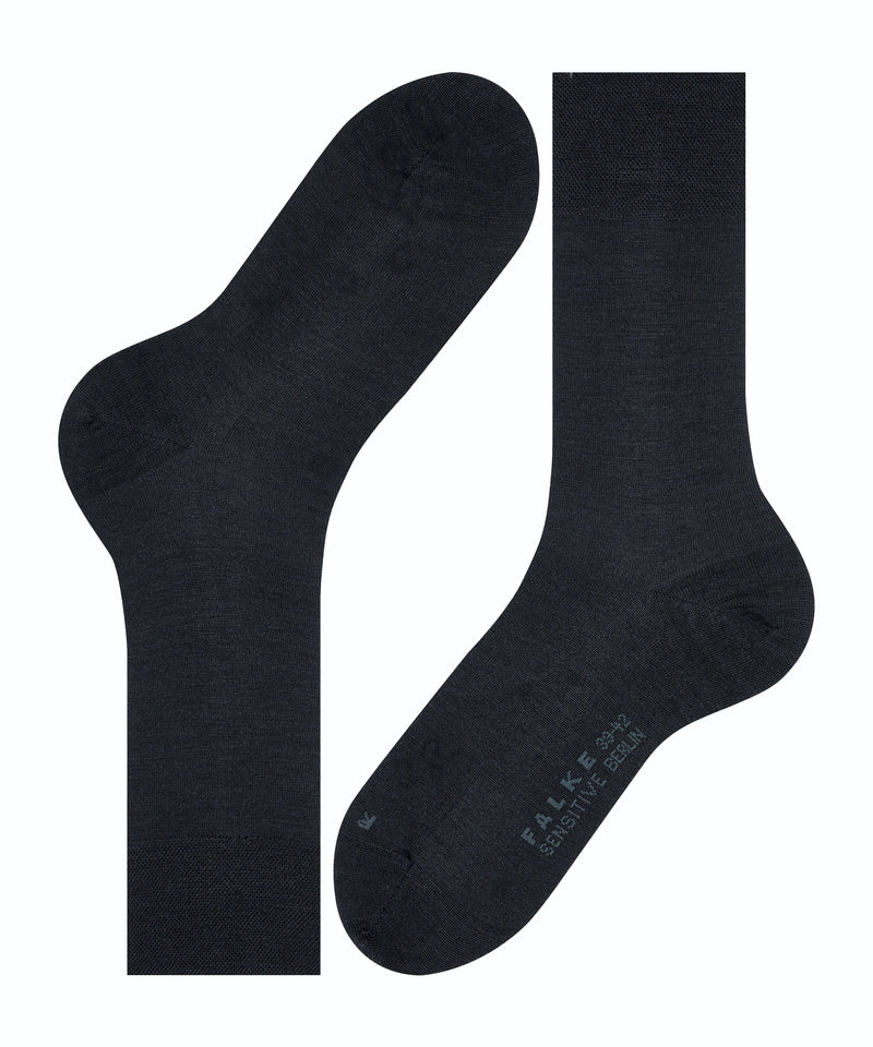 FALKE Sensitive Berlin Herren Socken Dunkelblau