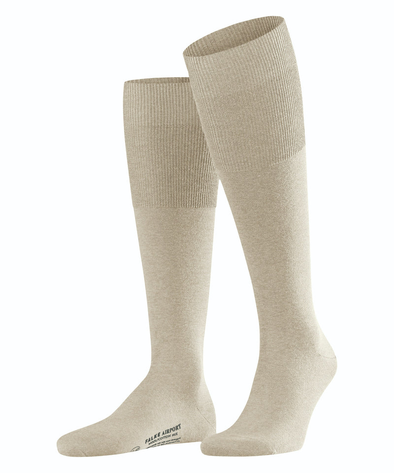 FALKE Airport Herren Kniestrümpfe Beige